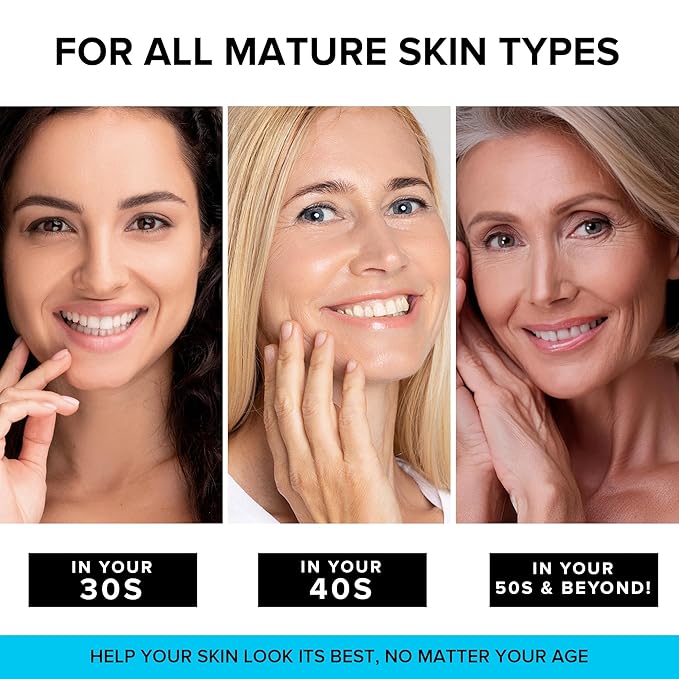 SimplyVital Collagen, Retinol & Hyaluronic Acid Cream - Anti-Aging Face Moisturizer for Face, Firming Skin Care Neck & DΓ©colletΓ© - Made in USA, Daily Moisturizer Face Cream Day & Night - 1.7 fl.oz.