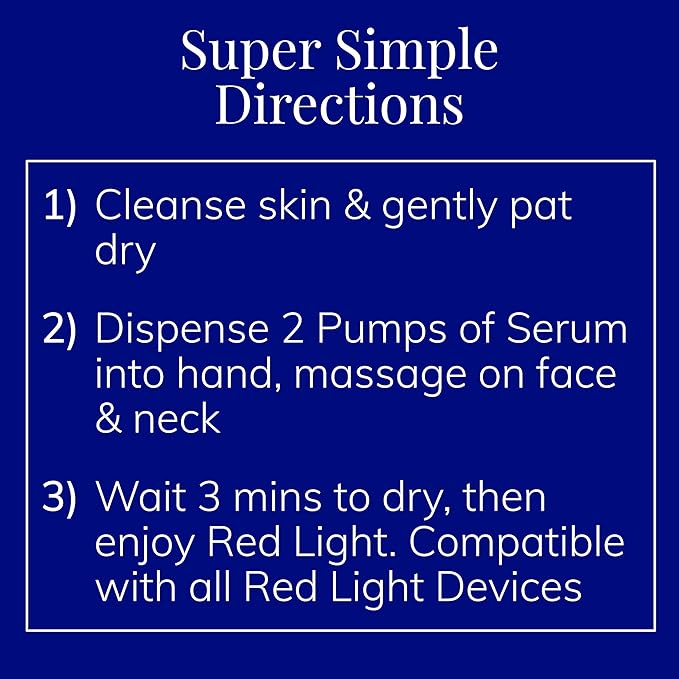 NEW Red Light Therapy Activation Serum | Gently & Effectively Enhance Benefits | 100% Clean Formula Organic Matcha, Hyaluronic Acid, Orchid Stem Cells | Hydrate, Smooth Wrinkles, Brighten Skin | 2 oz
