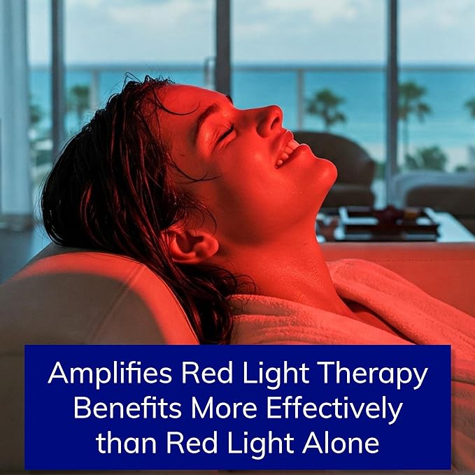 NEW Red Light Therapy Activation Serum | Gently & Effectively Enhance Benefits | 100% Clean Formula Organic Matcha, Hyaluronic Acid, Orchid Stem Cells | Hydrate, Smooth Wrinkles, Brighten Skin | 2 oz