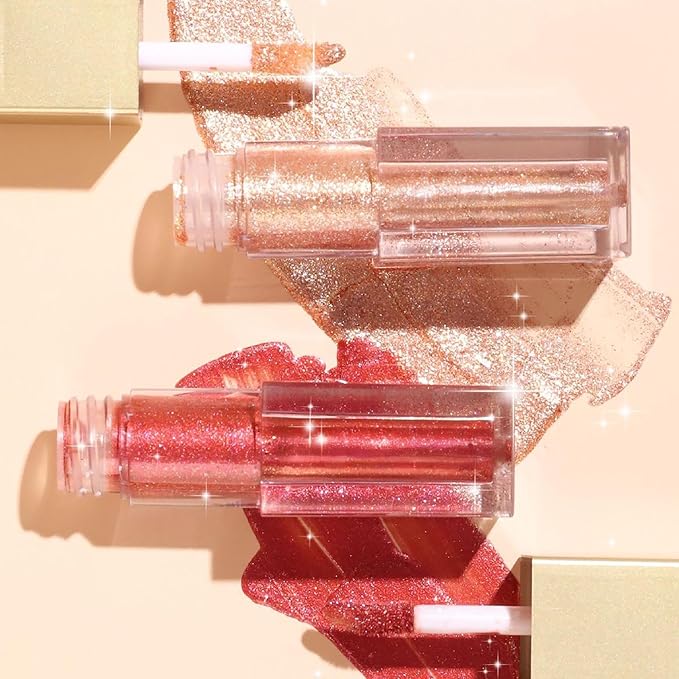 Mysense Liquid Glitter Eyeshadow,Shimmer Liquid Eye Shadow,Creates Multi-Dimensional Eye Glitter Makeup Looks,Quick Drying,Smudge Proof,11 Silver