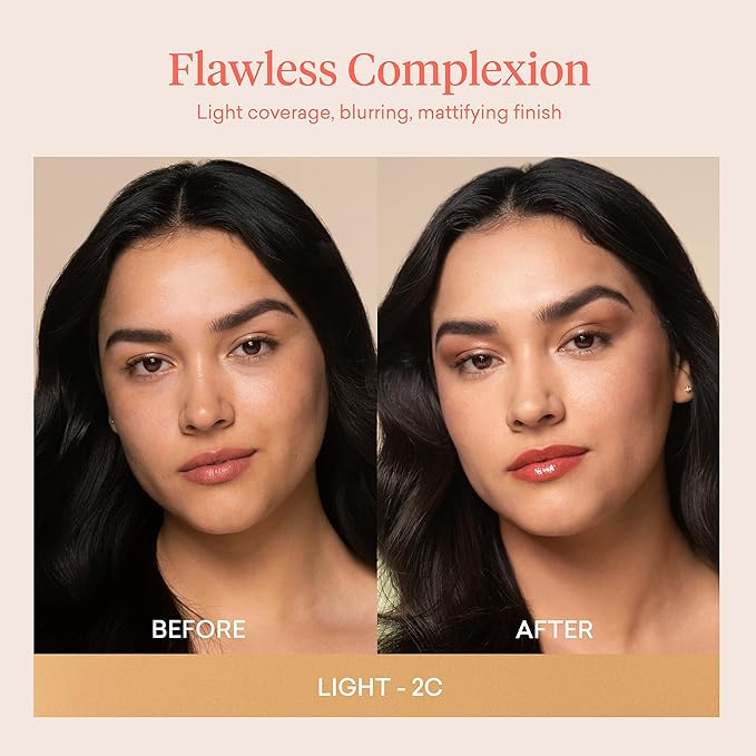 Toty by Sofia Vergara - Ilumina CC Creamy Compact SPF 50+ Refill - Mineral Sunscreen for Face - Cream Foundation Balm - Blurring, Matte Light Coverage - Water Resistant - All Skin Types - 2C