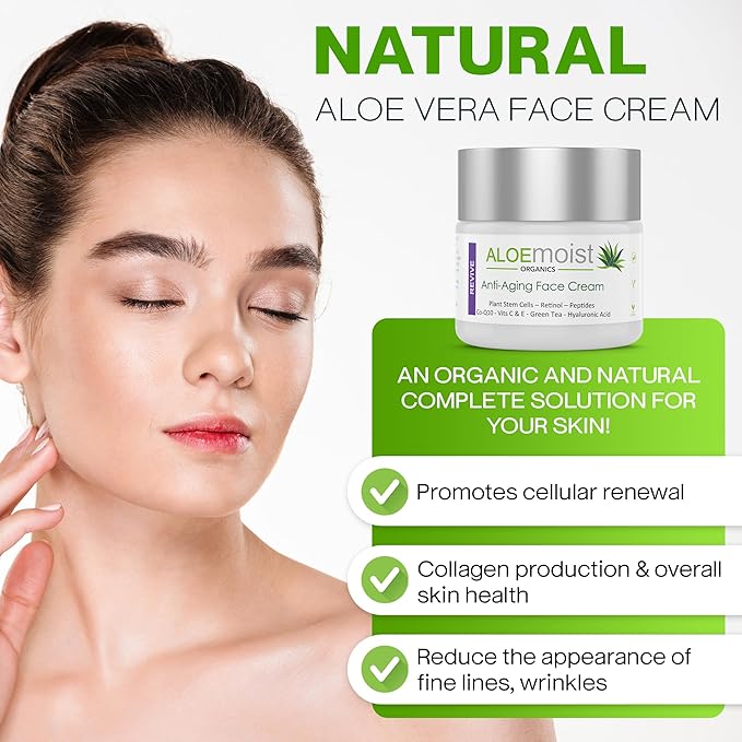 Advanced Retinol Cream for Face | Revive Anti Aging Face Cream for Women & Men - Topical Retinoid Wrinkle Repair Day or Night Moisturizer β Organic Retinol Facial Moisturizer for Aging Skin Care
