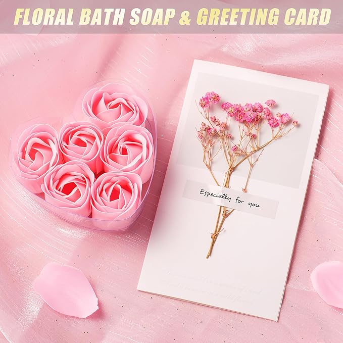 Birthday Gifts for Women Self Care Get Well Soon Gift Baskets, Relaxing Spa Gift Set for Christmas W/Flannel Blanket & 40 OZ Tumbler for Mom Wife Grandma Her Sister Girlfriend, Valentines Mother's Day