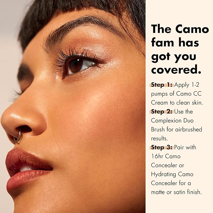 e.l.f. Camo CC Cream, SPF 30 Color-Correcting Medium-To-Full Coverage Face Foundation, Delivers An Airbrushed Finish, Vegan & Cruelty-Free, Medium 310 C