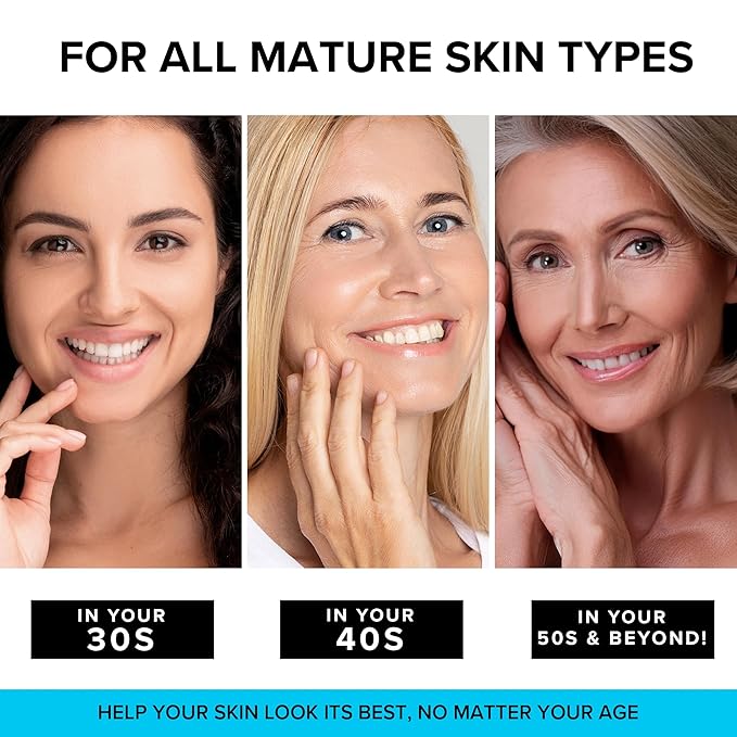 SimplyVital Collagen, Retinol & Hyaluronic Acid Cream - Anti-Aging Retinol Cream for Face, Neck & DΓ©colletΓ© - Made in USA - Daily Moisturizer Face Cream - 3.38 fl oz