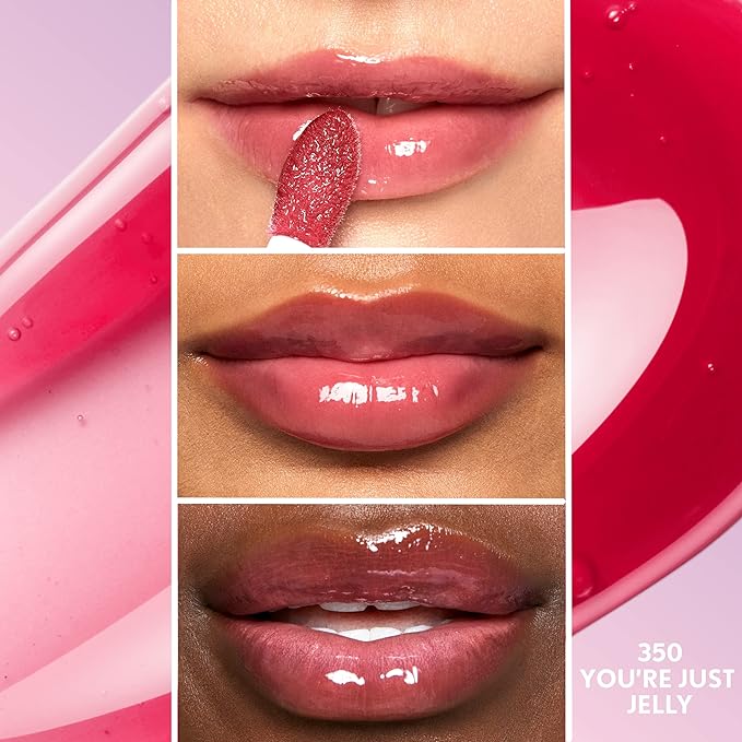 COVERGIRL Clean Fresh Yummy Lip Gloss, Sheer, Natural Scents, Vegan Formula - YouΓ’β¬β’re Just Jelly