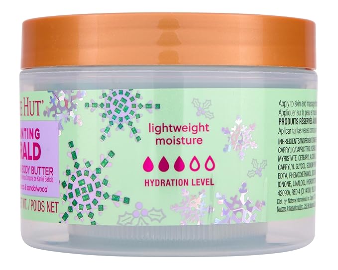 Tree Hut Enchanting Emerald Whipped Shea Body Butter | Long-lasting Hydration Leaves Skin Feeling Soft & Moisturized | Limited Edition Holiday | 8.4 fl oz. (Pack of 2)
