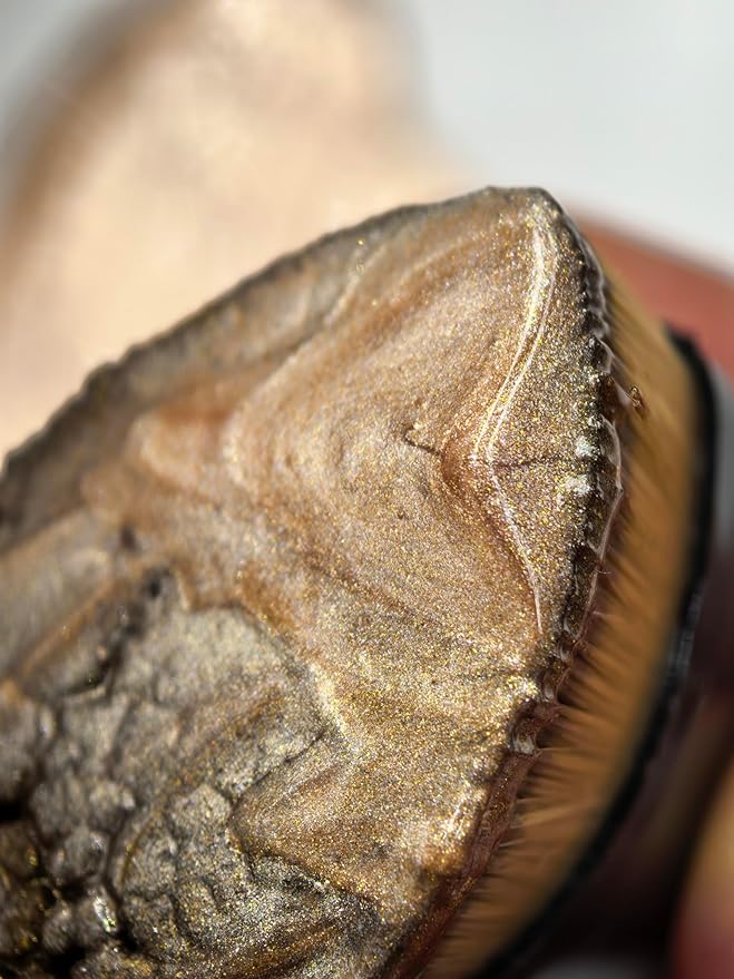 Body Shimmer Oil Liquid Glitter Face Luminizer Glow Highlighter Waterproof Long Lasting Moisturizing Luminizer FaceProm Party Makeup Brush Include(Rose Gold, Body Oil)