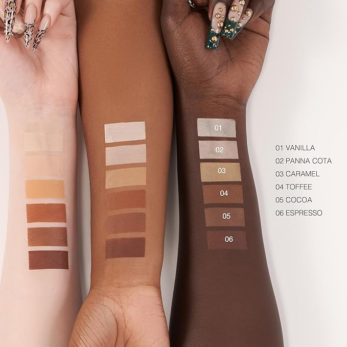 Under Eye Concealer for Dark Circles β Blendable & Long-Lasting Makeup Π‘oncealer β Seamless Finish β 0.15 Fl Oz (Caramel)