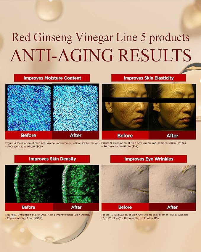 Bonyongo Red Ginseng Vinegar Essenceβ Revitalizing & Intensive Nourishing for All Skin Types - Hydrated and Glowing Skin with Fermented Red Ginseng - Korean Skincare, 1.5 fl.oz.
