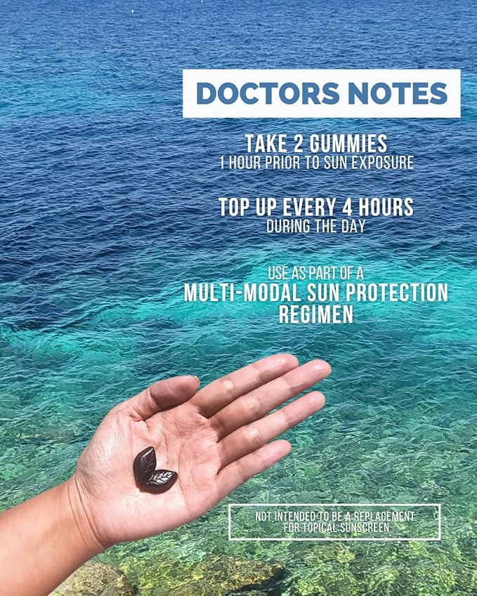 Sol Defense Gummies β Dermatologist & Plastic Surgeon-Formulated Skin Resilience Vitamin Supplement with Polypodium Leucotomos & Niacinamide, Passion Fruit Flavor, 60 Sugar-Free Gummies