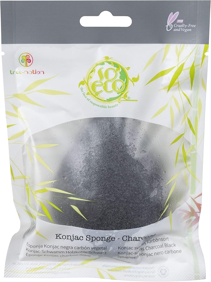 Konjac Sponge - Charcoal