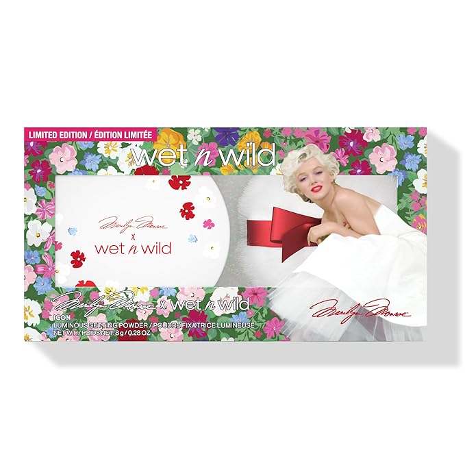wet n wild Marilyn Monroe Collection Loose Setting Powder, Luminous Finish with Light-Diffusing Pearls β Translucent