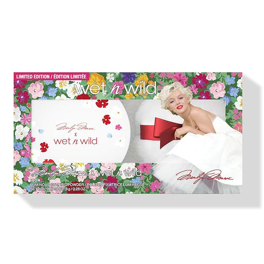 wet n wild Marilyn Monroe Collection Loose Setting Powder, Luminous Finish with Light-Diffusing Pearls β Translucent