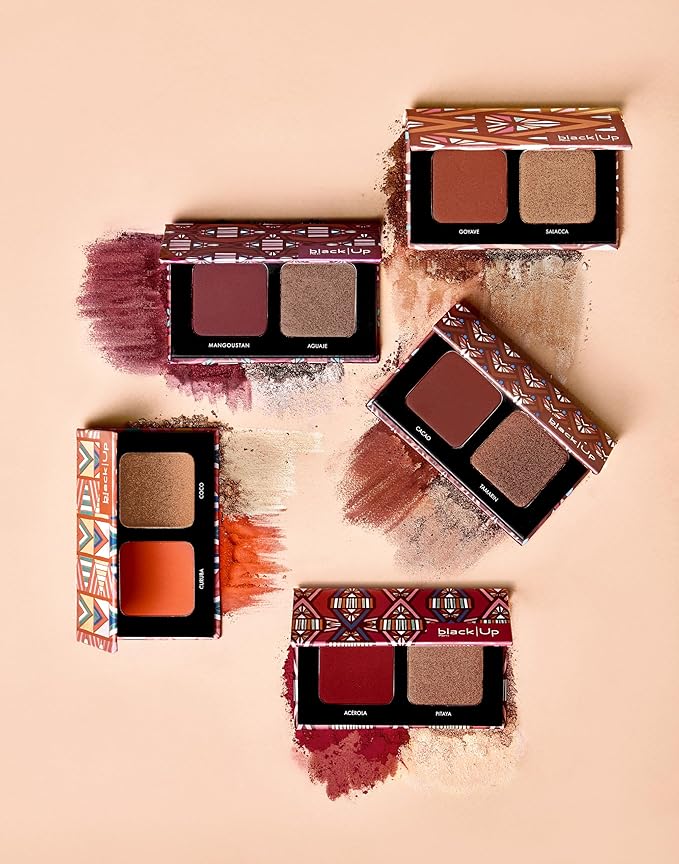 black Up Blush and highlighter duo WAXDUO01