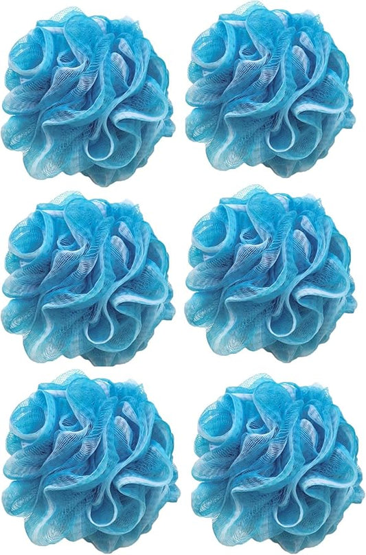 Bath Loofah Pack Sponge of 6 - Exfoliating Shower Sponge Bath Shower Loofah Sponge Body Wash Loofahs Bath Sponge Bath Pouf Body Pouf Scrubber loofah Sponge 6 - Exfoliating Shower Sponge Bath loofah