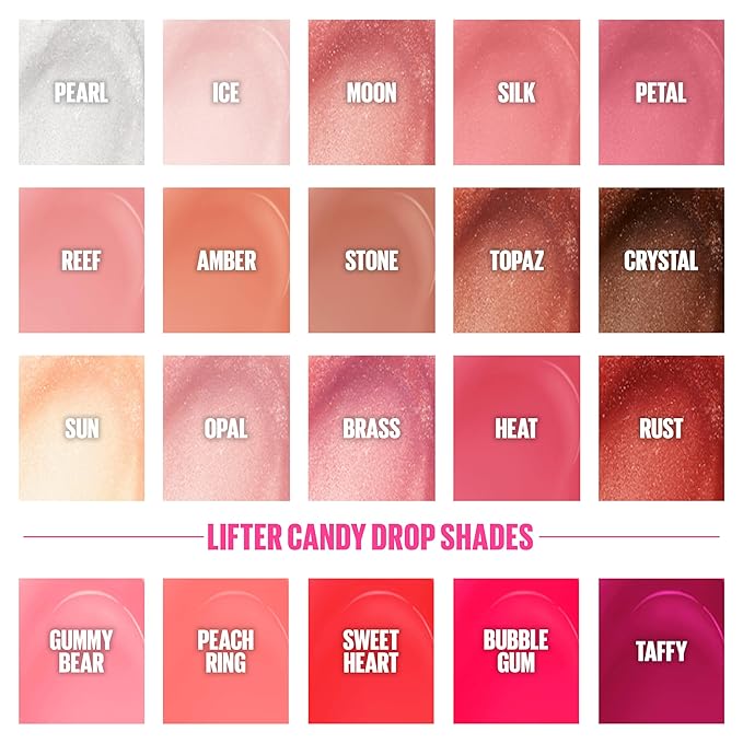 MAYBELLINE New York Lifter Gloss Hydrating Lip Gloss with Hyaluronic Acid, Gummy Bear, Sheer Light Pink, 1 Count (Pack of 5)