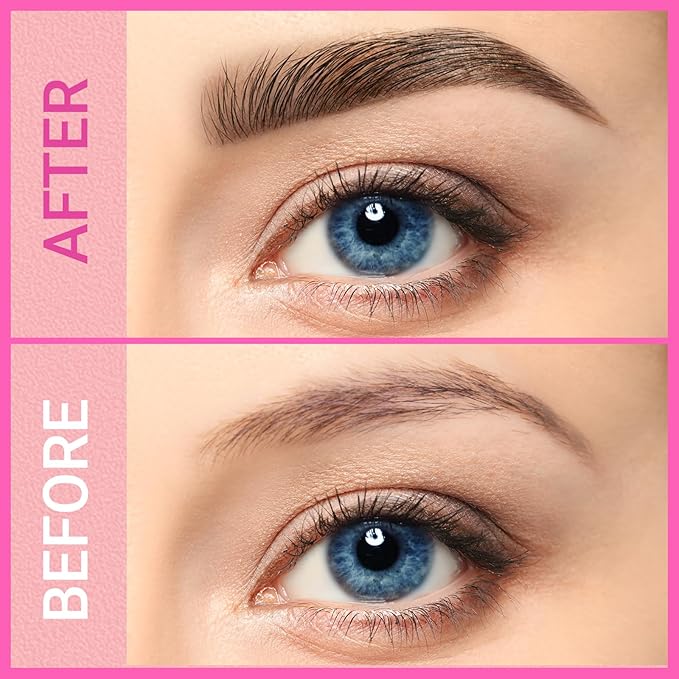iMethod Eyebrow Pen - Eyebrow Pencil Magical 2-in-1 Eye Brow Pencils for Women with 4-Fork-Tip & Precise Brush-Tip Create Natural Hair-Like Brows, Last All-Day, Microblading Eyebrow Pen, Black