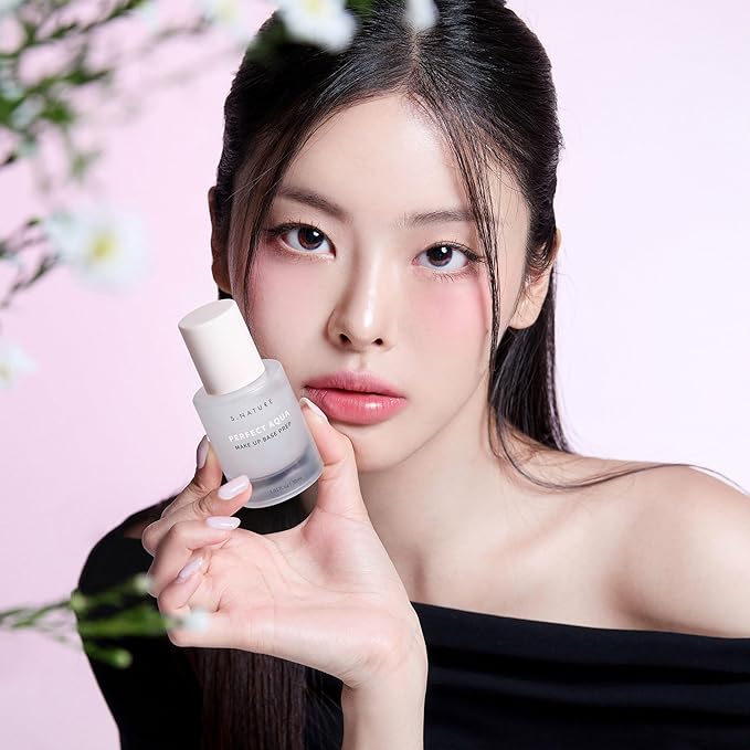 PERFECT AQUA MAKE UP BASE PREP 30MLใ
ฃSerum Texture & Hydrating Face Primer, Korean Primer, Vegan, Skin Flawless and Glowing without Clogging Pores, 24 hours Long Lasting ใ
ฃ1.01 Fl Oz