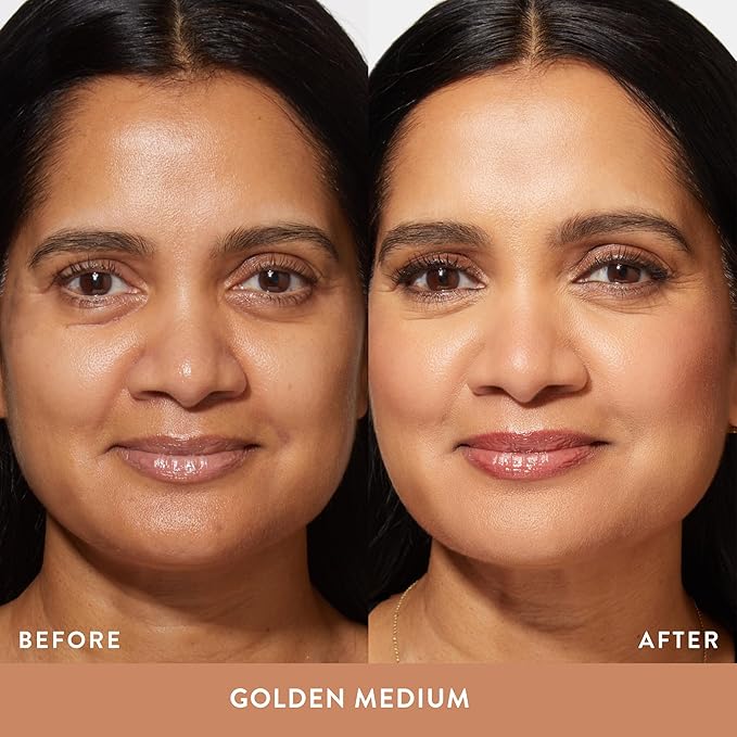 LAURA GELLER NEW YORK Better Than βBlock Skincare-Infused Serum Foundation with Broad Spectrum SPF 50+, Golden Medium