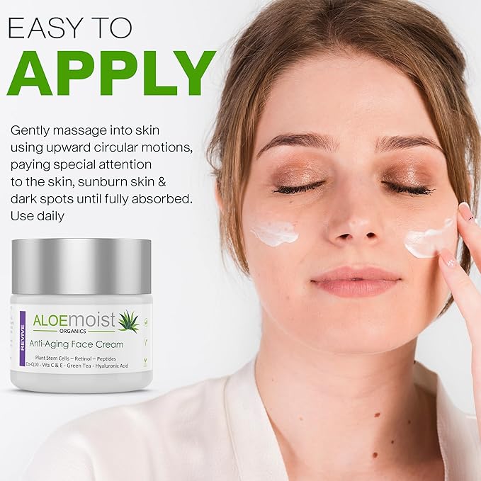 Advanced Retinol Cream for Face | Revive Anti Aging Face Cream for Women & Men - Topical Retinoid Wrinkle Repair Day or Night Moisturizer β Organic Retinol Facial Moisturizer for Aging Skin Care