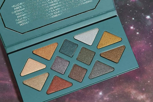 ΔTHR Moonlight Crystal Eyeshadow Palette | 12 Shades | Clean, Organic, Vegan, Cruelty-Free & Recyclable
