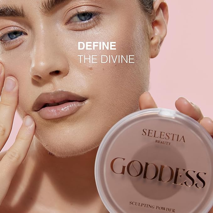 Goddess Contour Powder – Matte Sculpting Contour Makeup – Easy-to-Blend, Suitable for Various Skin Tones, 0.53 oz