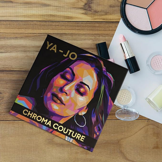 9-Color Multichrome Eyeshadow Palette - Ultra-Pigmented, Long-Lasting, & Water Proof Eye Shadow - Blendable & Shimmering Metallic Eyeshadow for All Skin Tones - Perfect for Day-to-Night Looks