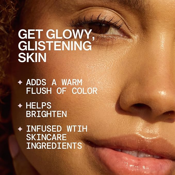 Pacifica Crystal Lit Glowy Glisten Drops β Face Makeup - Shimmery Multi-Use Liquid Blush/Highlighter for Radiant, Dewy Cheeks Luminous Glow Clean Beauty Vegan & Cruelty-Free Dermatologist Tested