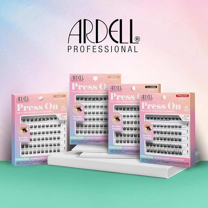 Ardell Active Press On DIY Lash Clusters, False Eyelashes, Cluster Lashes, Pre-Glued Underlash, Eyelash Extensions - Pump'n, 1-pack