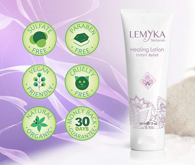 Rosacea cream -face redness relief facial rash lotion for eczema, psoriasis, hives, and dry skin, LEMYKA natural healing for babies and adults