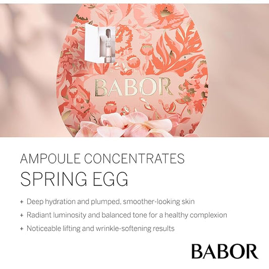 BABOR Spring Egg with 14-Day Hydrating & Anti-Aging Ampoule Treatment for a Radiant Complexion, Best for Dry Mature Skin Looking for a Spring Refresh