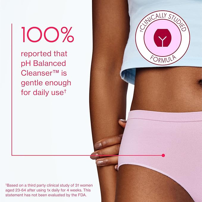Love Wellness pH Balancing Cleanser | Feminine Vulva Wash for Intimate Health & Hygiene | Fragrance-Free, Non-Irritating & pH Matched | With Aloe Vera & Calendula for Sensitive Skin | 10 Fl Oz