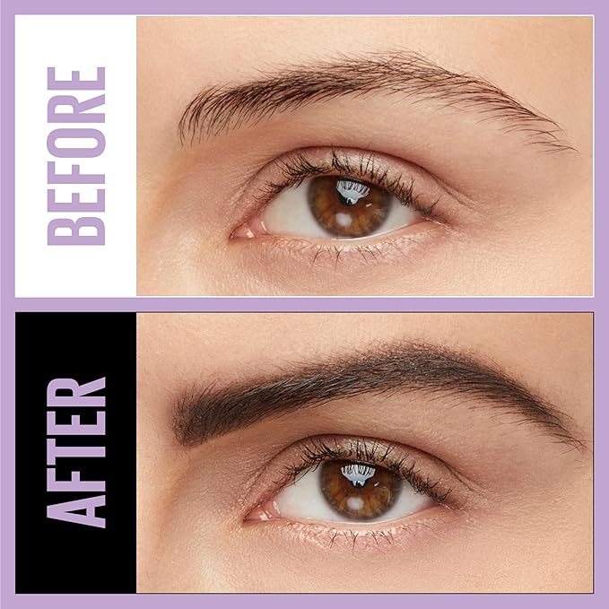 Maybelline Express Brow Ultra Slim Eyebrow Makeup, Brow Pencil with Precision Tip and Spoolie for Defined Eyebrows, Blonde, 1 Count