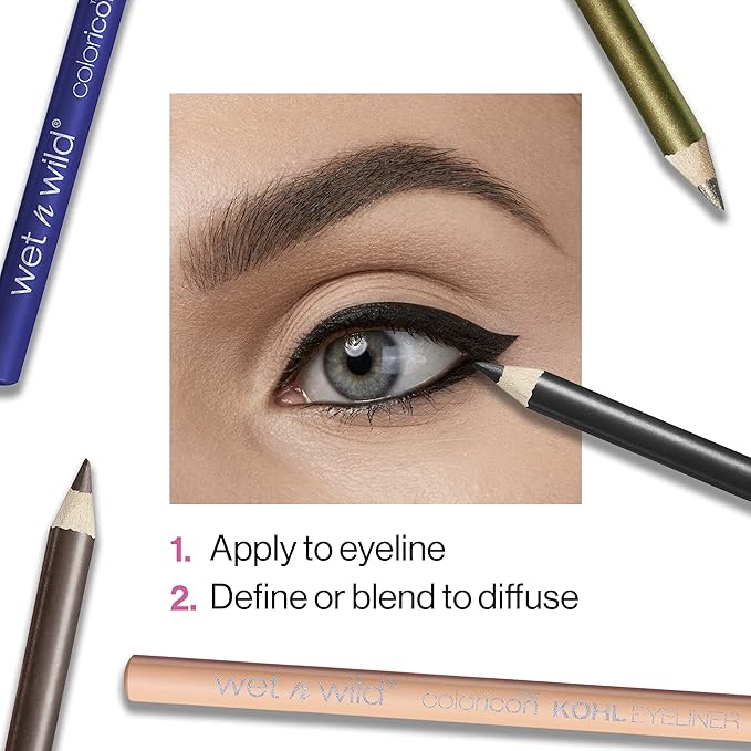 wet n wild Color Icon Kohl Eyeliner Pencil, Rich Hyper-Pigmented Color, Smooth Creamy Application, Long-Wearing, Matte Finish, Packaged, Cruelty-Free & Vegan - Taupe of the Mornin'(Pack of 4)