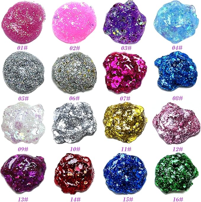 Holographic Face Glitter Gel Body Shimmer Makeup for for Hair, Face, Clavicle, Arm, Nail, Eyeshadow, Long Lasting Waterproof Mermaid Sequins Party Glitter for Rave Festival, 1.35oz (Garnet Red #14)