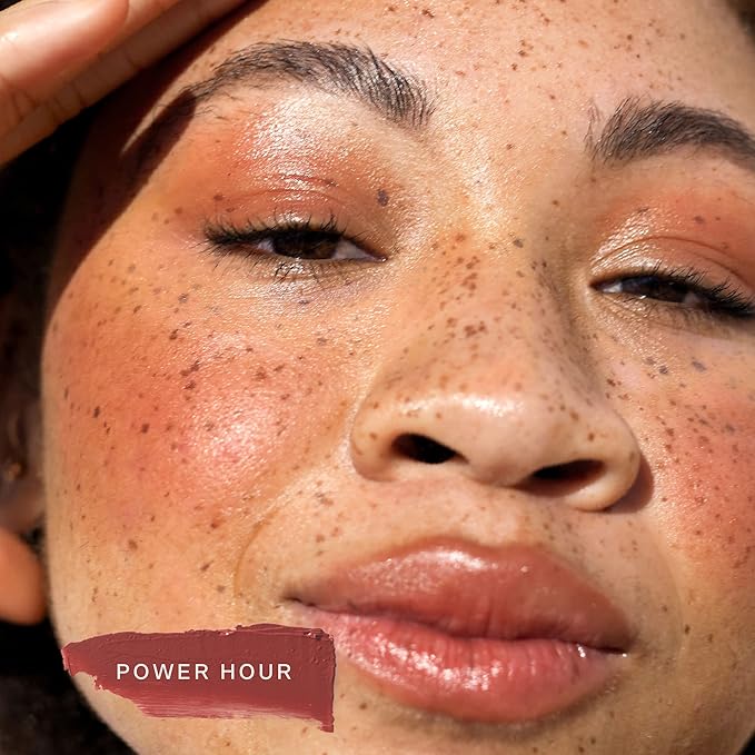 Tower 28 Beauty BeachPlease Cream Blush for Cheeks and Lips - Multi-Purpose Lip and Cheek Tint in Orange Blush - for Sensitive Skin β Color POWER HOUR, Luminous Finish