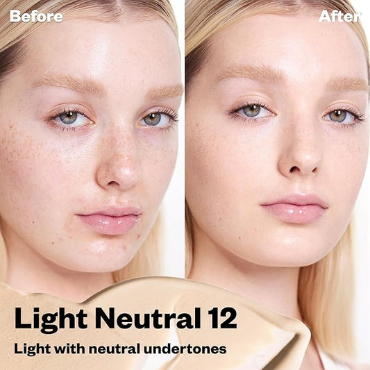 Kosas BB Burst Tinted Face Gel Cream - Supports Healthy Collagen, Smoothes Skin, Hydrates & Moisturizes - Lightweight Buildable Coverage - Light Neutral 12, (1 Oz/30 ML)