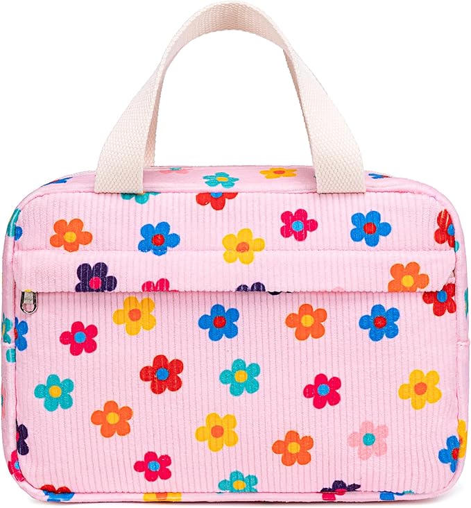 Makeup Bag for Women Cosmetic Bag Large Make Up Organizer Travel Toiletry Bags Waterproof Zipper Tote Pouch Purse for Girls