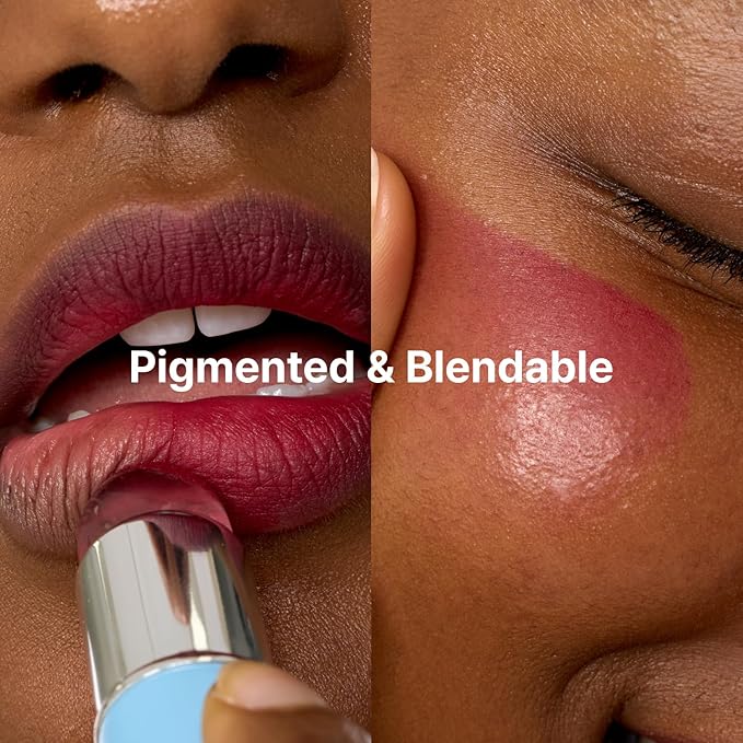Blurry Pudding Pot | Airbrushed Blush & Lip, Buildable Pigment, Long-lasting, Lightweight, Easy to Blend, Natural Soft Matte Finish - Fav (Tanned Brown) | 0.17 oz