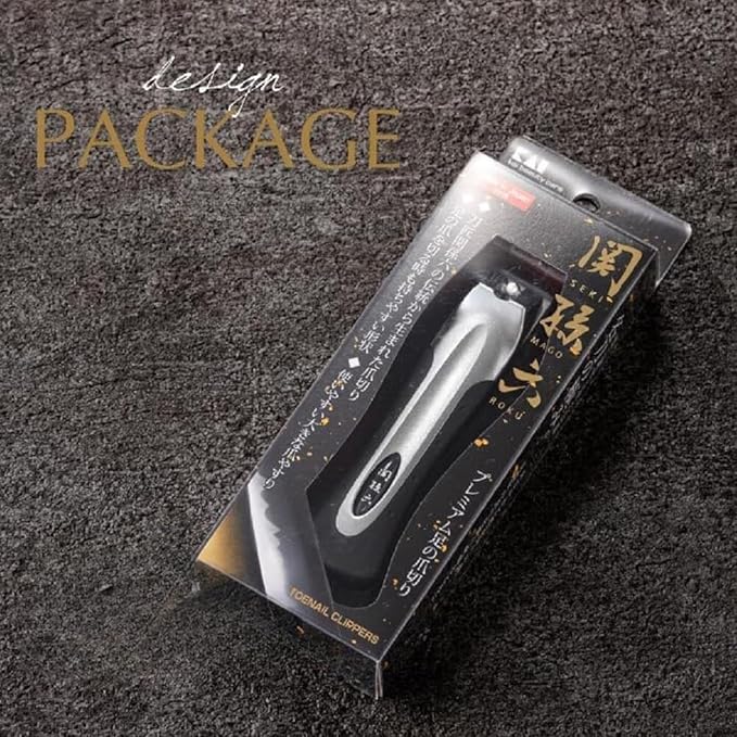KAI Japanese Nail Clippers With Side Nail File, Stainless Steel, Large, Made in Japan