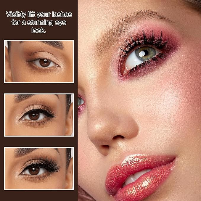 Blackthrives Mascara Liquid Lash Extensions Cosmetics, Premium Waterproof Smudge-Proof Natural No Clumping Thick and Volumising & Lengthening Lasting All Day (Rich Black)