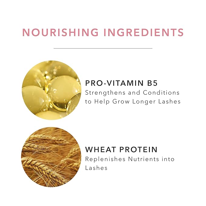 100% PURE Ultra Lengthening Mascara Dramatic Intense Volume & Length Natural Fruit Pigmented Voluminous Eyelash Makeup No Clumping, Smudging or Flaking - Vegan, Blackberry Color - 0.35 oz