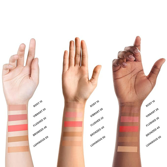 Neutrogena Healthy Skin Powder Blush Makeup Palette, Illuminating Pigmented Blush with Vitamin C and Botanical Conditioners for Blendable, Buildable Application, 10 Rosy,.19 oz