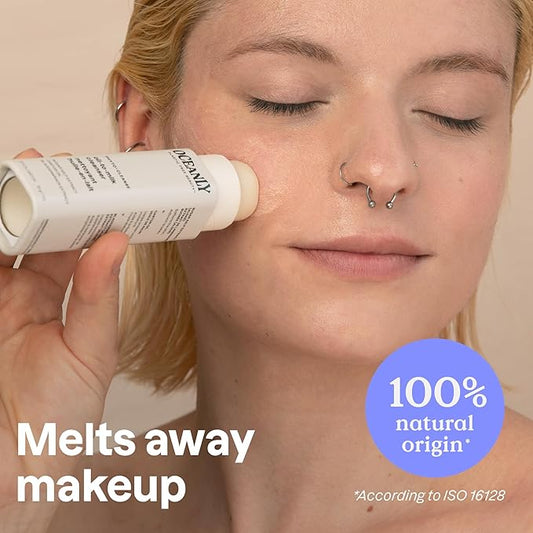 ATTITUDE Oceanly Oil-to-Milk Face Cleanser Stick, EWG Verified, Plastic-free, Plant and Mineral-Based Ingredients, Vegan and Cruelty-free Beauty Products, PHYTO CLEANSE, Unscented, 1 Ounce