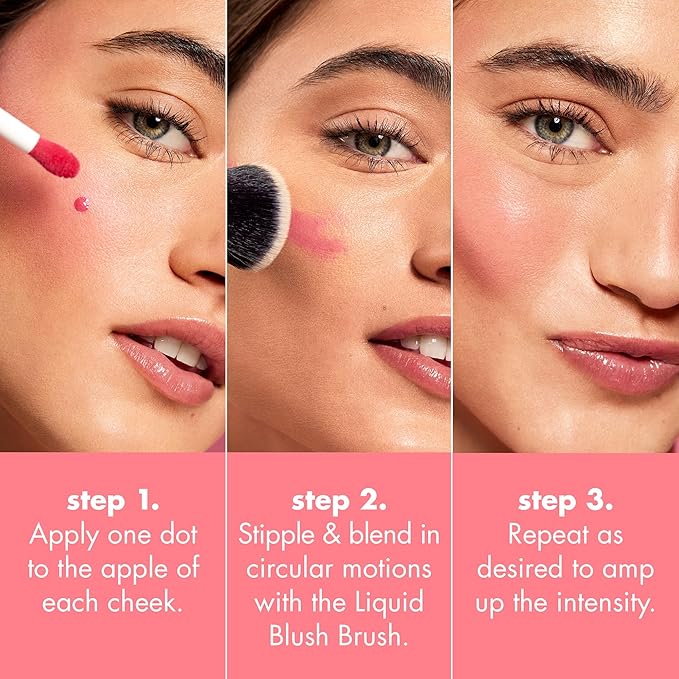 e.l.f. Camo Liquid Blush, Long-lasting Liquid Blush For High-pigment Color, Creates A Soft, Dewy Finish, Vegan & Cruelty-free, Dusty RosΓ©