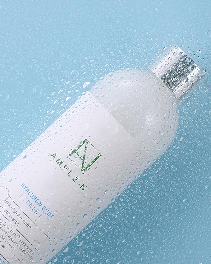 Ample:N Hyaluron Shot Toner β Korean Hyaluronic Acid and Ceramide Hydrating Face Toner - Moisturizing Essence for Minimizing Wrinkles β Dewy Healthy Glow Skin Booster for Dry Skin, 20.3 fl.oz.