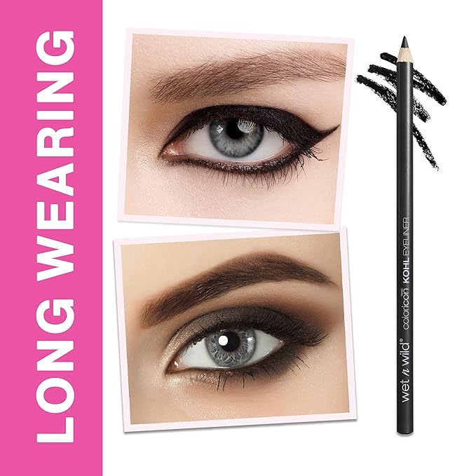 wet n wild Color Icon Kohl Eyeliner Pencil, Rich Hyper-Pigmented Color, Smooth Creamy Application, Long-Wearing, Matte Finish, Packaged, Cruelty-Free & Vegan - Taupe of the Mornin'(Pack of 4)