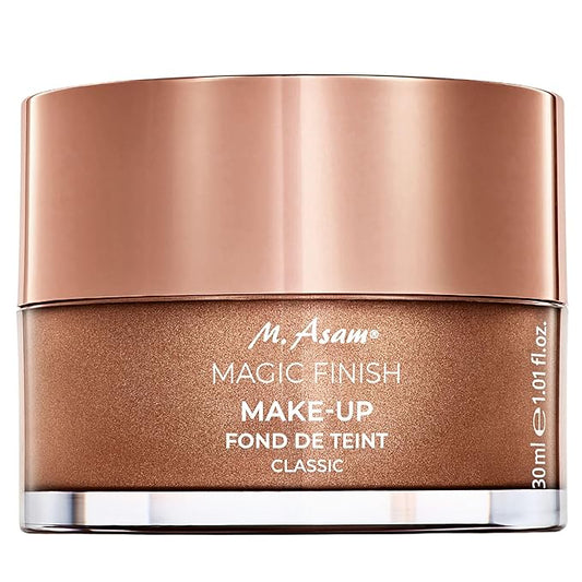 M. Asam Magic Finish Make-Up Mousse (1.01 Fl Oz) β 4in1 Primer, Foundation, Concealer & Powder With Buildable Coverage, Hides Redness And Dark Spots, Vegan, For Light To Medium Skin Tones