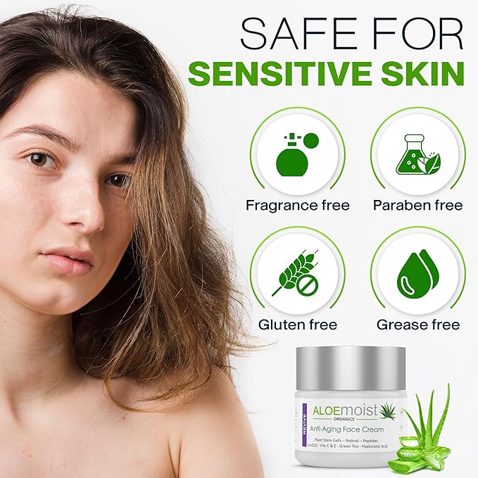 Advanced Retinol Cream for Face | Revive Anti Aging Face Cream for Women & Men - Topical Retinoid Wrinkle Repair Day or Night Moisturizer β Organic Retinol Facial Moisturizer for Aging Skin Care